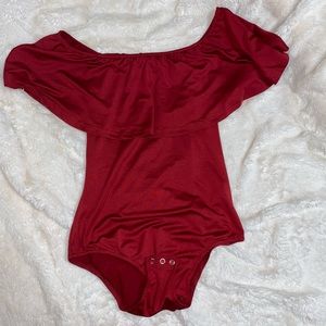 Red/Maroon Bodysuit